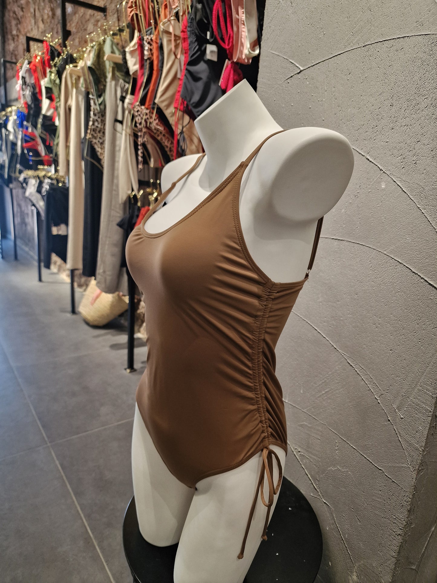 Classic Red One-Piece Swimsuit | Timeless Women's Swimwear | Soleil Azur