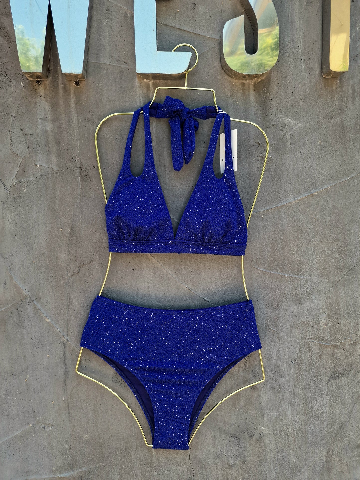 Sparkling Blue Bikini Set | Trendy Women’s Swimwear